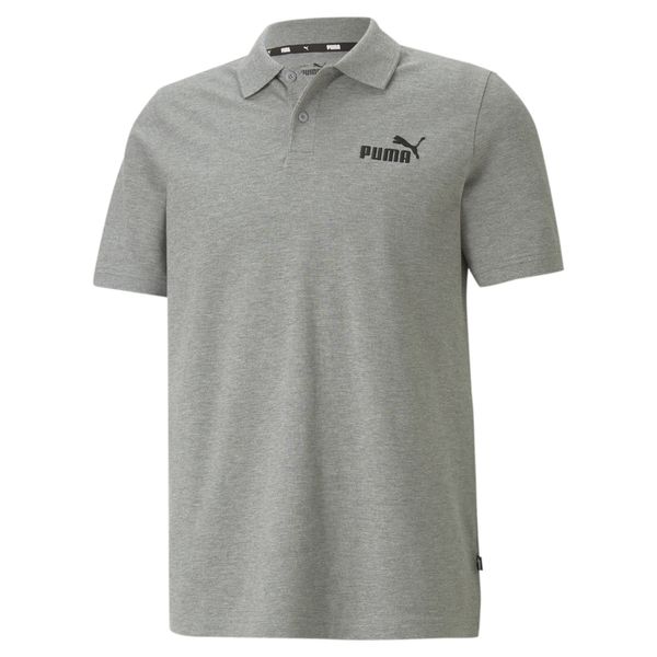PUMA Men's Puma Essentials Pique Polo Shirt T-Shirt, Gray T-Shirt, Size XS T-Shirt, Clothing