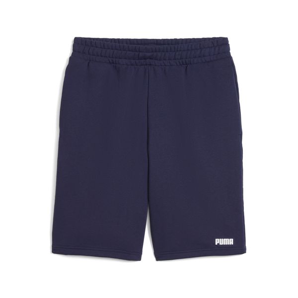 PUMA Men's Puma Essentials Small Logo 10" Shorts, Blue, Size S, Men