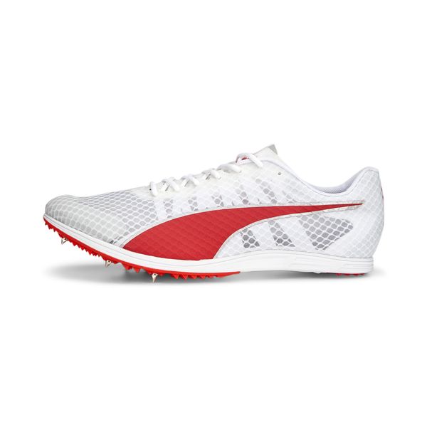 PUMA Men's Puma evo SPEED Distance 11 Track and Field Shoes, White, Size 40, Shoes