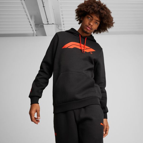 PUMA Men's Puma F1Â® ESS Logo Fleece Hoodie, Black, Size M, Clothing