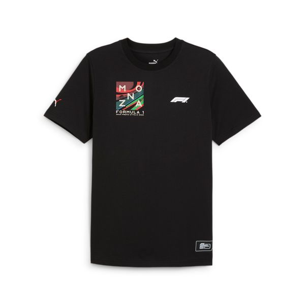 PUMA Men's Puma F1Â® Italy T-Shirt, Black, Size XL, Clothing