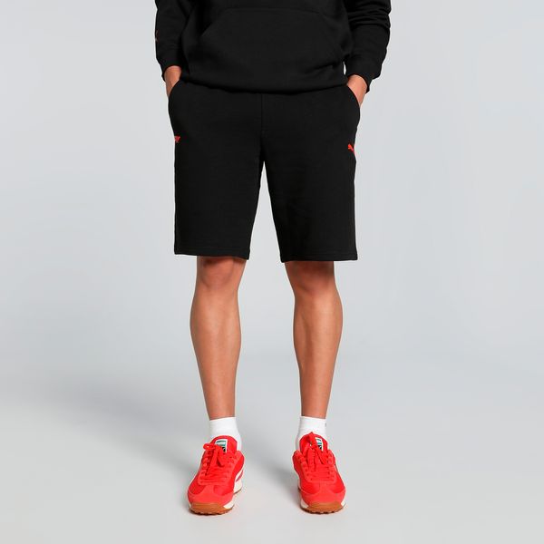 PUMA Men's Puma F1® ESS Sweat Shorts, Black, Size S, Clothing