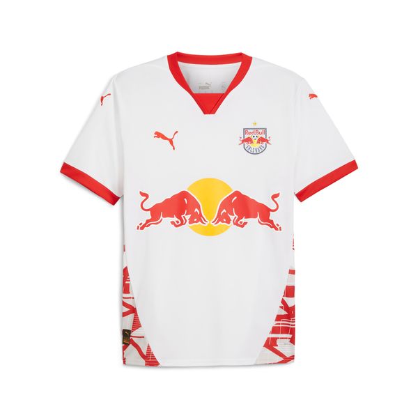 PUMA Men's Puma FC Red Bull Salzburg 24/25 Home Jersey, White, Size XXL, Sport