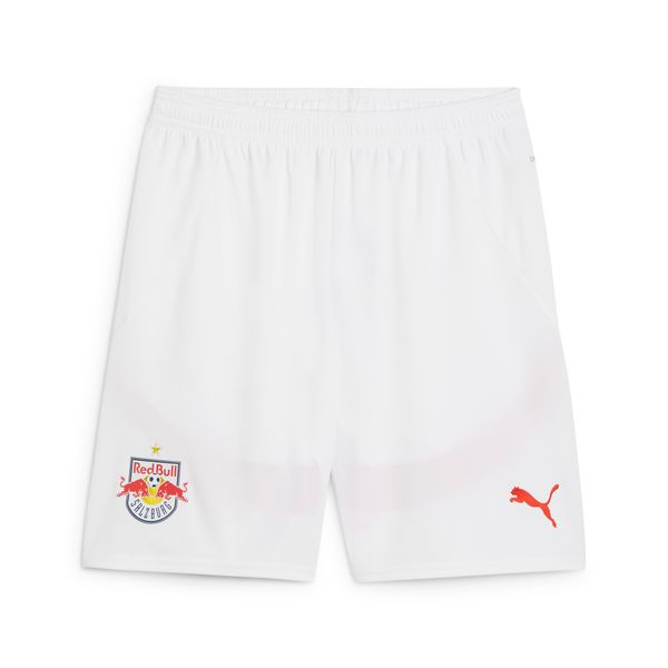 PUMA Men's Puma FC Red Bull Salzburg 24/25 Shorts, White, Size L, Sport