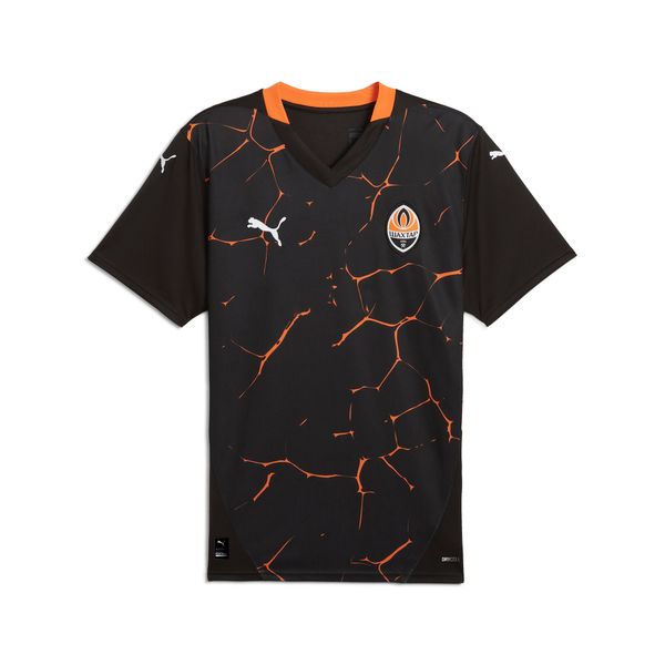 PUMA Men's Puma FC Shakhtar Donetsk 24/25 Away Jersey, Black, Size 3XL, Sport