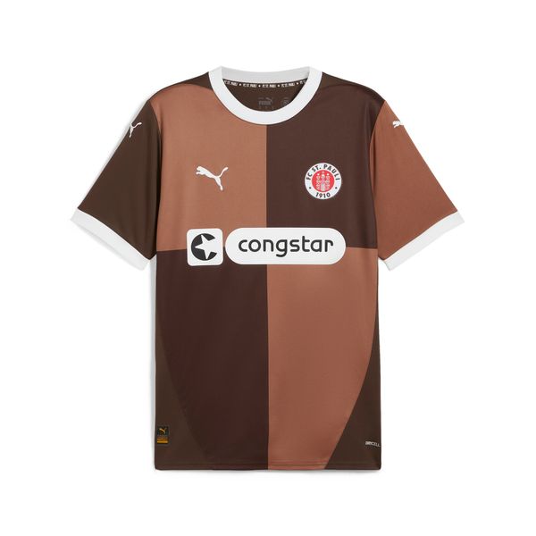 PUMA Men's Puma FC St. Pauli 24/25 Home Jersey, Brown, Size L, Sport