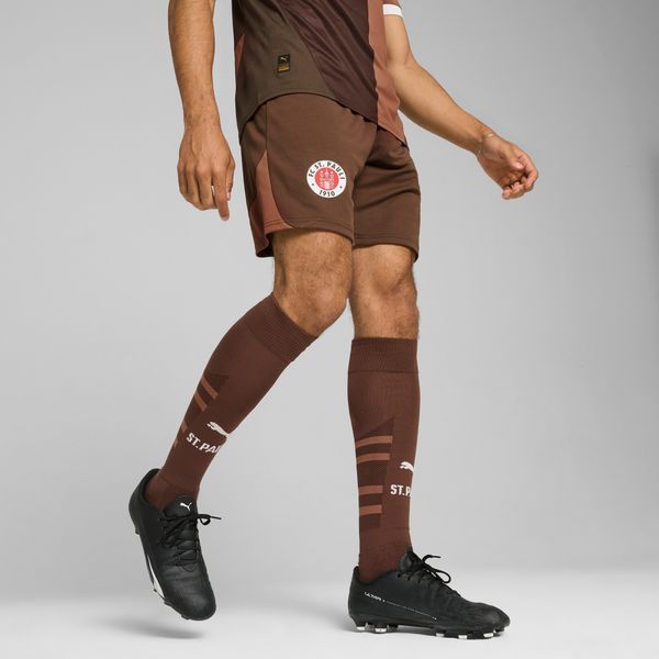 PUMA Men's Puma FC St. Pauli 24/25 Home Shorts, Brown, Size M, Clothing