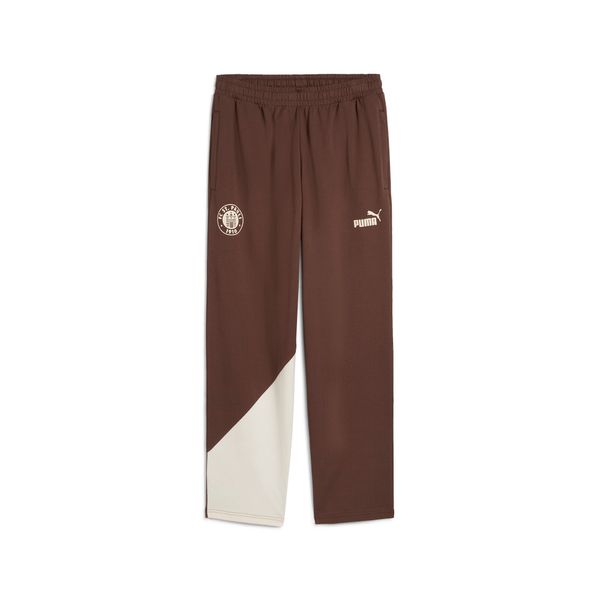 PUMA Men's Puma FC St. Pauli ftbl CULTURE+ Track Pants, Brown, Size L, Sport