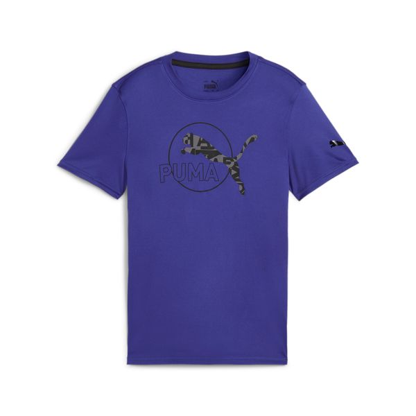 PUMA Men's Puma FIT Tee Youth, Blue, Size 11-12Y, Shop