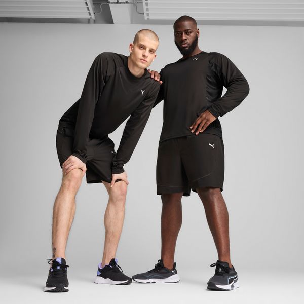 PUMA Men's Puma FLEX 7" Woven Shorts, Black, Size S, Clothing