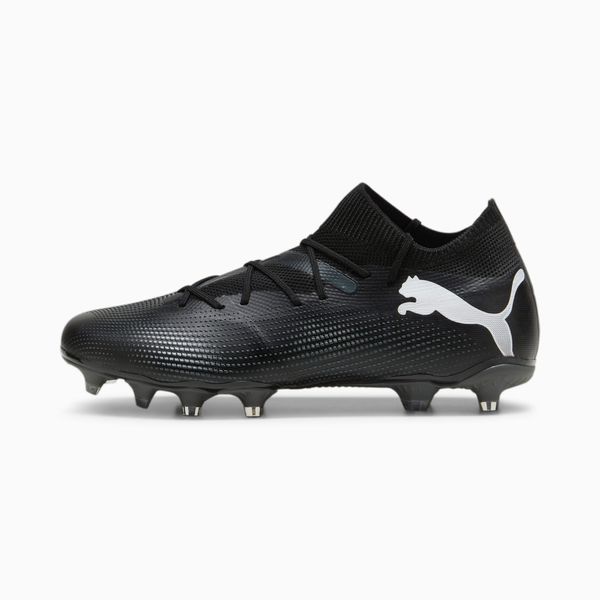 PUMA Men's PUMA Future 7 Match FG/AG Football Boots, Black/White