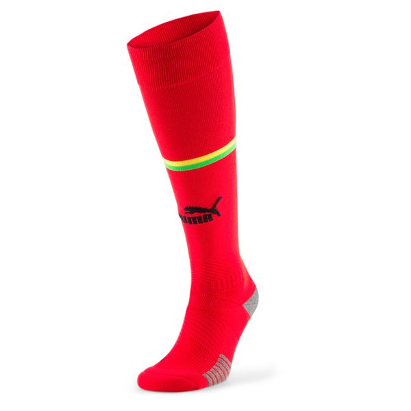 PUMA Men's Puma Ghana Striped Replica Socks, Red, Size 47-49, Clothing