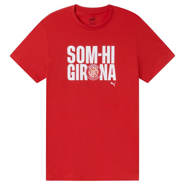 PUMA Men's Puma Girona FC T-Shirt, Red, Size XS, Clothing