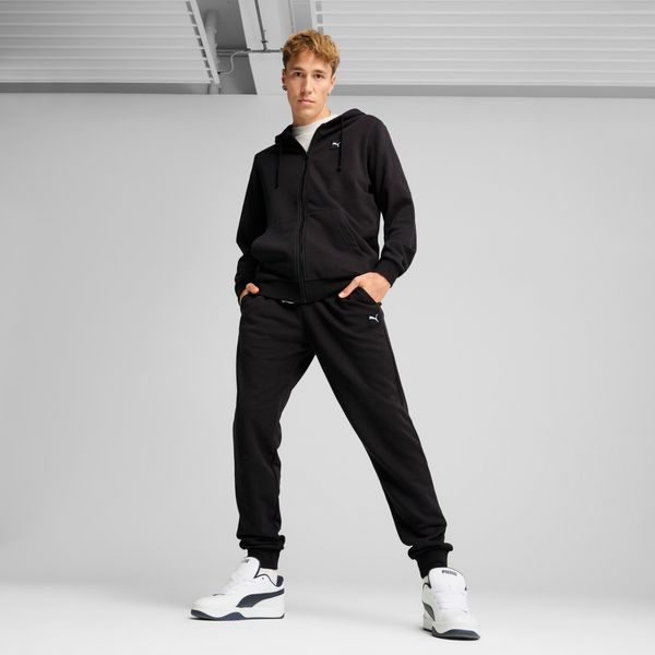 PUMA Men's Puma Hooded Sweat Suit, Black, Size XS, Clothing