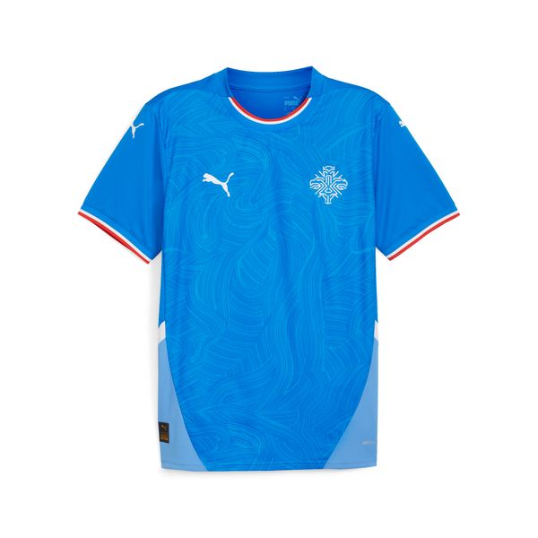 PUMA Men's Puma Iceland 2024 Home Jersey, Blue, Size XS, Sport