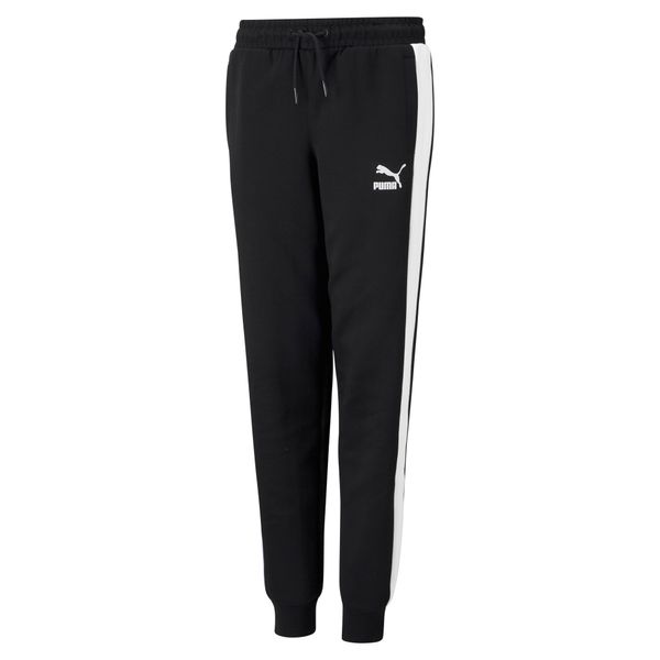 PUMA Men's Puma Iconic T7 Track Pants Youth, Black, Size 4-5Y, Clothing