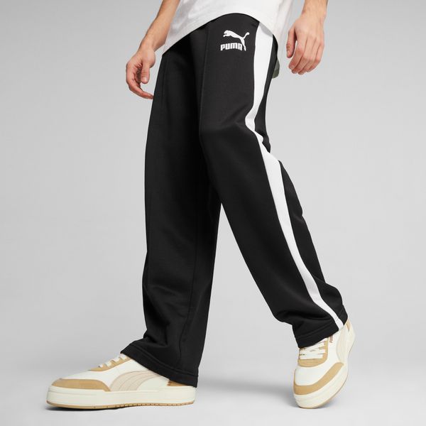 PUMA Men's Puma ICONIC T7's Track Pants, Black, Size M, Clothing