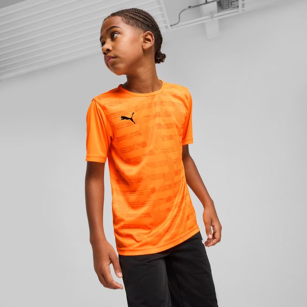 PUMA Men's Puma individual FINAL Graphic Jersey Youth, Orange, Size 13-14Y, Clothing