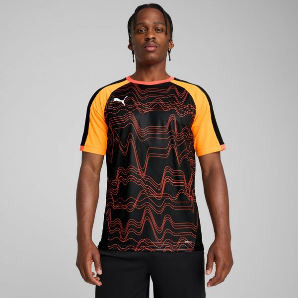 PUMA Men's Puma Individual LIGA Graphic Football Jersey, Black, Size M, Clothing