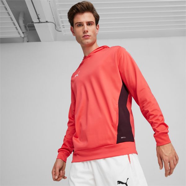 PUMA Men's Puma Individual Padel's Hoodie, Red, Size S, Clothing