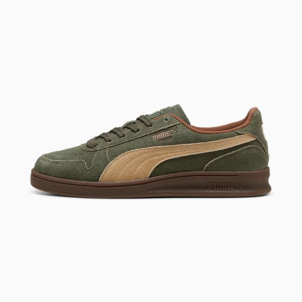 PUMA Men's PUMA Indoor R-Suede Sneakers, Dark Olive/Haute Coffee