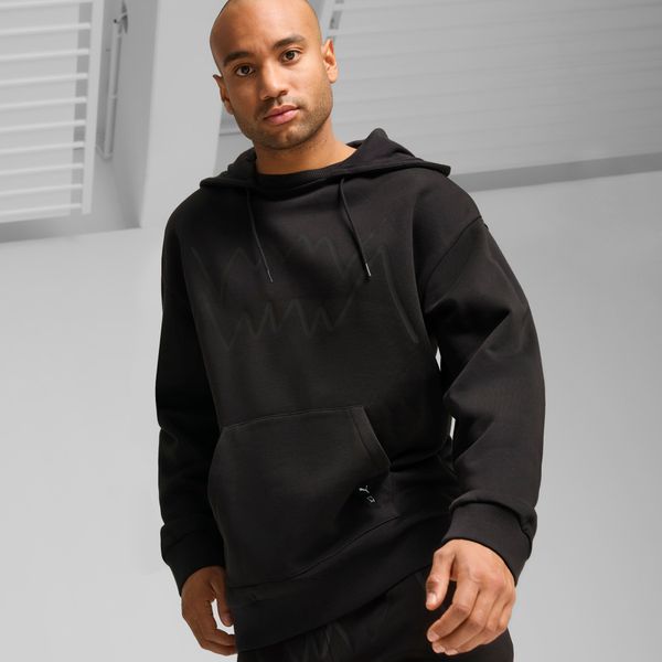 PUMA Men's Puma Jaws Core Basketball Hoodie 2.0, Black, Size S, Clothing