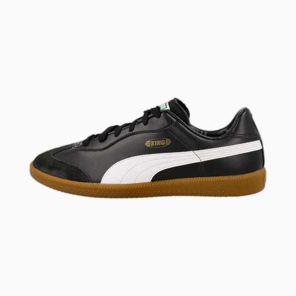 PUMA Men's PUMA King 21 IT Football Boots, Black/White/Gum