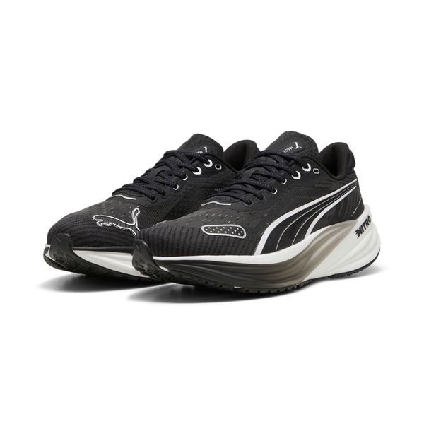 PUMA Men's Puma Magnify NITROâ¢ Tech 2's Running Shoes, Black, Size 43, Men