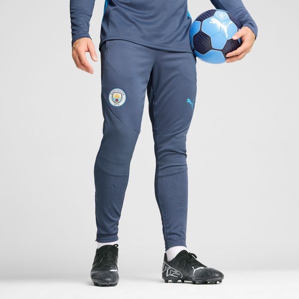 PUMA Men's Puma Manchester City Training Pants, Blue, Size 3XL, Clothing