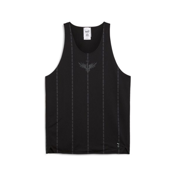 PUMA Men's Puma Melo Alwayz On's Basketball Tank, Black, Size L, Clothing