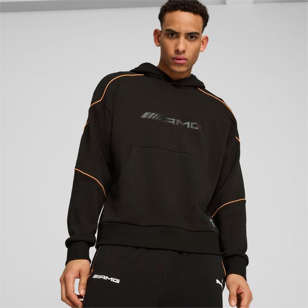 PUMA Men's Puma Mercedes-AMG Motorsport Hoodie, Black, Size XS, Clothing