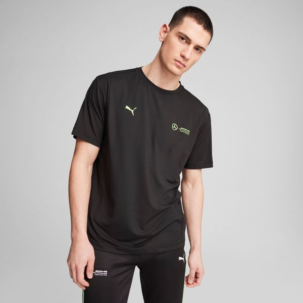 PUMA Men's Puma Mercedes-AMG Petronas F1Â® Cloudspun T-Shirt, Black, Size XXL, Clothing