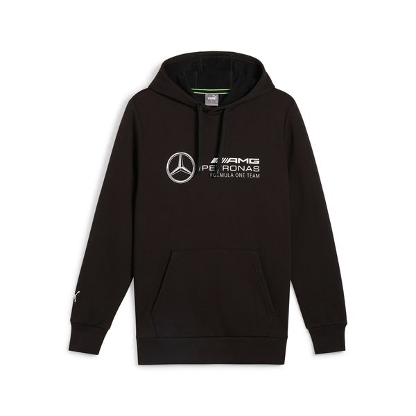 PUMA Men's Puma Mercedes-AMG Petronas F1® ESS Hoodie, Black, Size XXL, Sports