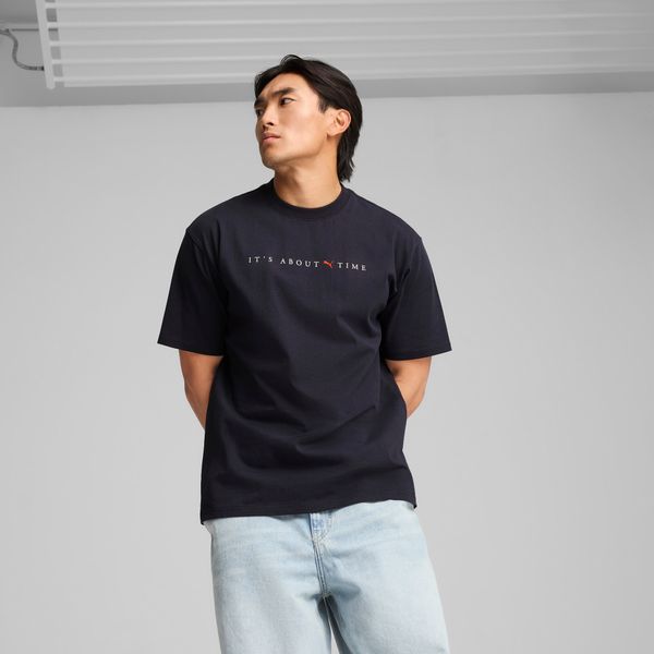 PUMA Men's Puma MMQ Graphic T-Shirt, Blue, Size XL, Clothing