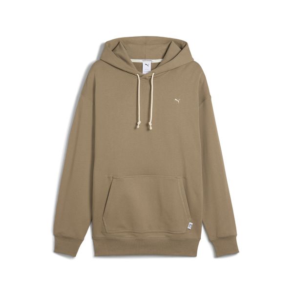 PUMA Men's Puma MMQ Hoodie, Brown, Size M, Clothing