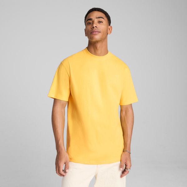 PUMA Men's Puma MMQ T-Shirt, Yellow, Size XS, Clothing