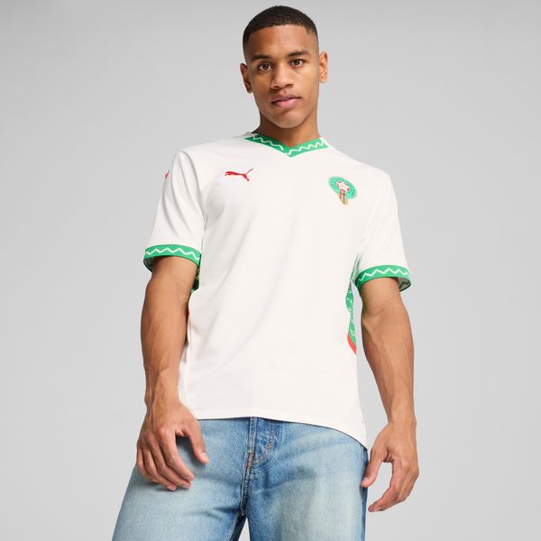 PUMA Men's Puma Morocco 2025 Away Jersey, White, Size XL, Clothing