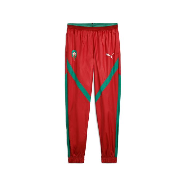 PUMA Men's Puma Morocco Pre-match Woven Pants, Red, Size L, Sport