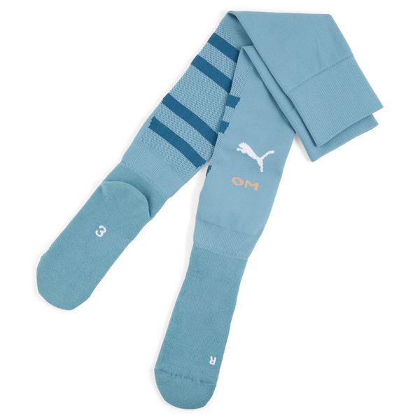 PUMA Men's Puma Olympique de Marseille 24/25 Graphic Socks, Blue, Size 43-46, Clothing