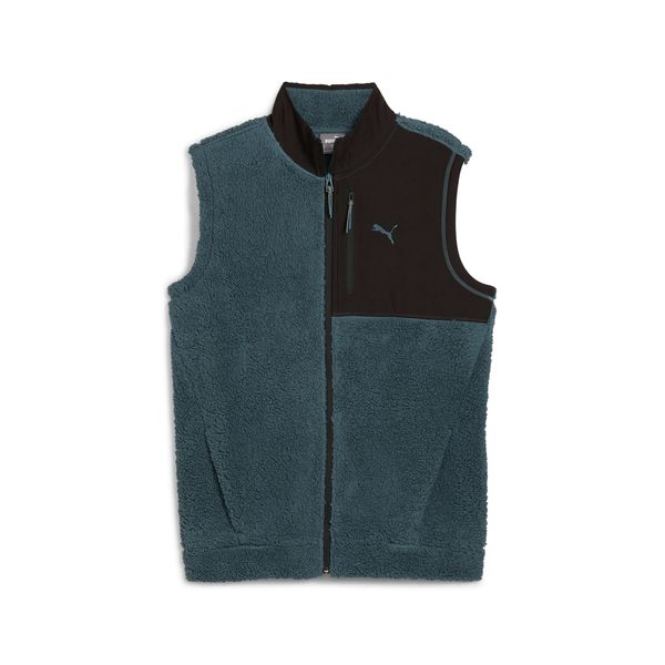 PUMA Men's Puma OPEN ROAD Winterized Gilet Vest, Gray Vest, Size S Vest, Clothing