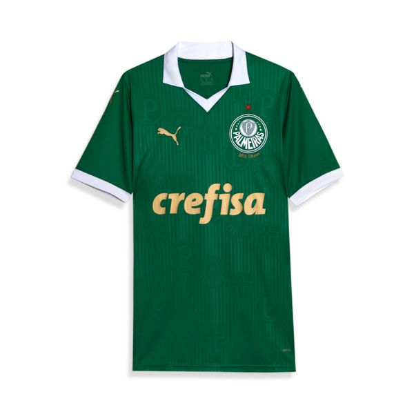 PUMA Men's Puma Palmeiras Fans's 2024 Home Jersey, Green, Size M, Sport