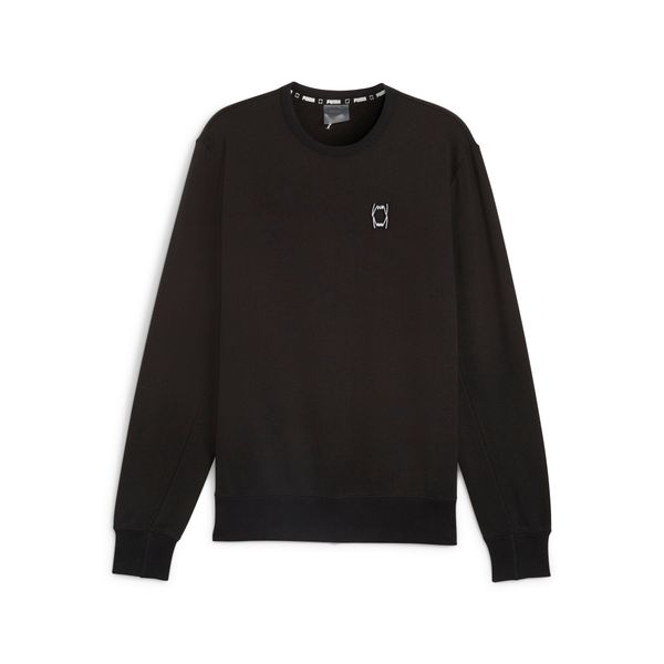 PUMA Men's Puma Pivot's Basketball Crewneck, Black, Size XS, Basketball