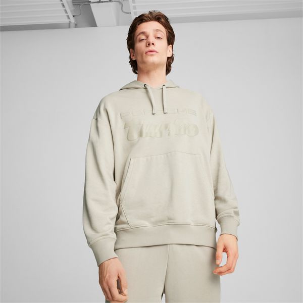 PUMA Men's Puma Porsche Legacy ESS Hoodie, Beige, Size XL, Clothing