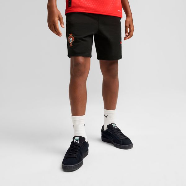 PUMA Men's Puma Portugal ftbl NRGY Shorts Youth, Black, Size 11-12Y, Clothing