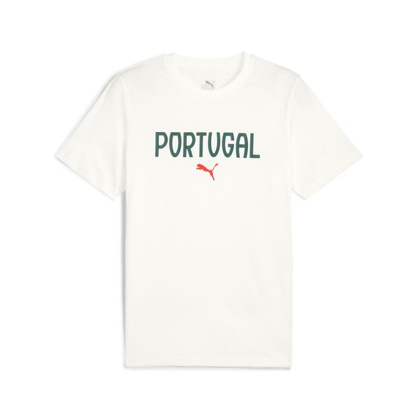 PUMA Men's Puma Portugal ftbl NRGY T-Shirt, White, Size XS, Sport