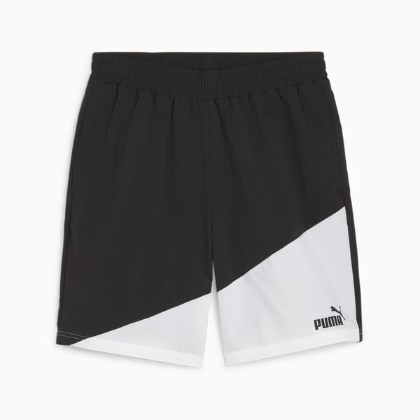 PUMA Men's PUMA Power Colourblock Shorts, Black