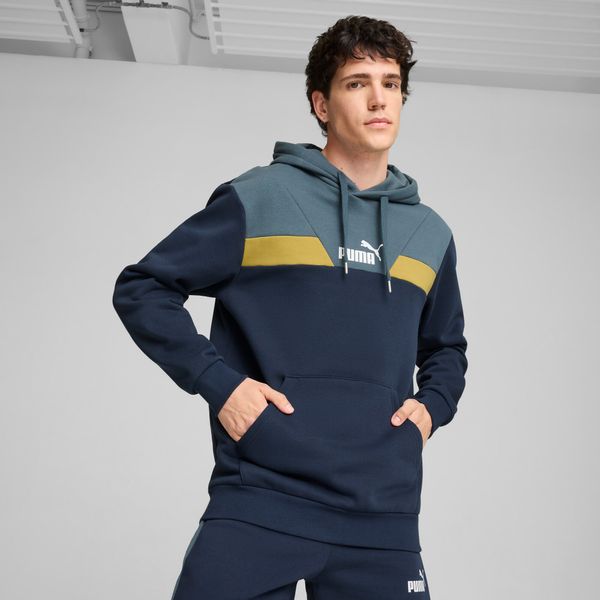 PUMA Men's Puma POWER Hoodie, Blue, Size XL, Clothing