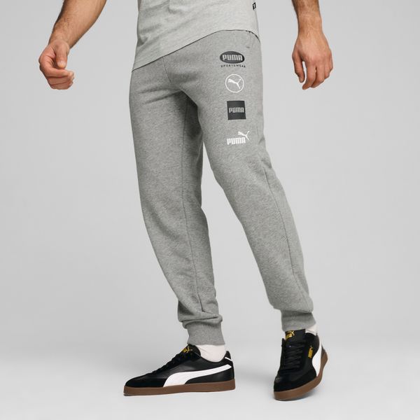 PUMA Men's Puma POWER Sweatpants, Gray, Size S, Clothing