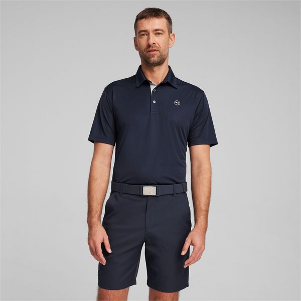 PUMA Men's Puma Pure Solid's Golf Polo T-Shirt, Blue T-Shirt, Size 3XL T-Shirt, Clothing