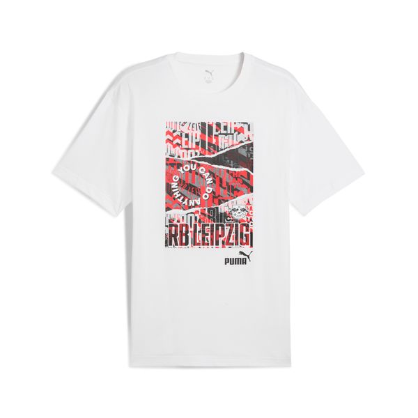 PUMA Men's Puma RB Leipzig ftbl NRGY+ T-Shirt, White, Size S, Sport